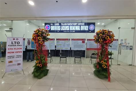 LTO DLRO Fisher Mall .